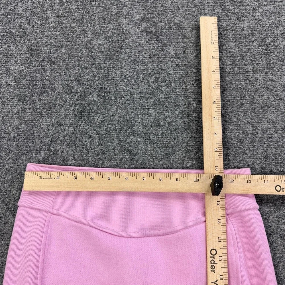 Lululemon Skirt Womens Small Pink Fleece Mini Pull On Stretch Casual Logo
